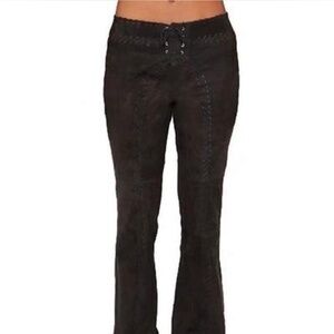 Danielle Guizio suede tie pants